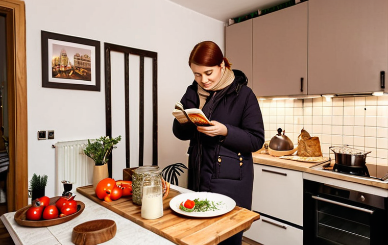 **Image Prompt 1: Local Living Experience**
   - A cozy and stylish apartment interior in Warsaw, showcasing local decorations and a warm atmosphere. A traveler is cooking in the kitchen, surrounded by ingredients and a local guidebook on the table, capturing the essence of experiencing a city like a local.
